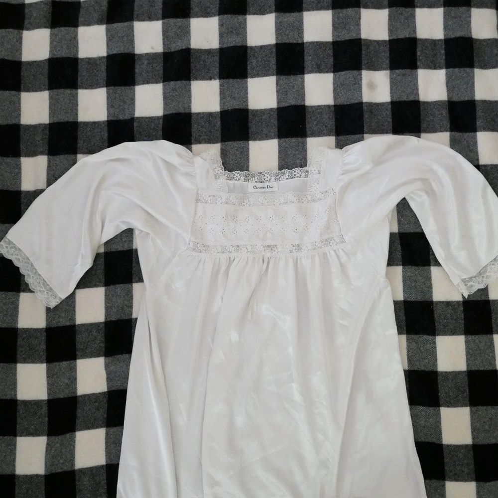 Vintage Christian Dior Lace Nightgown